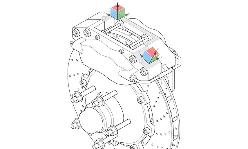 Projected drawings in coreldraw technical suite