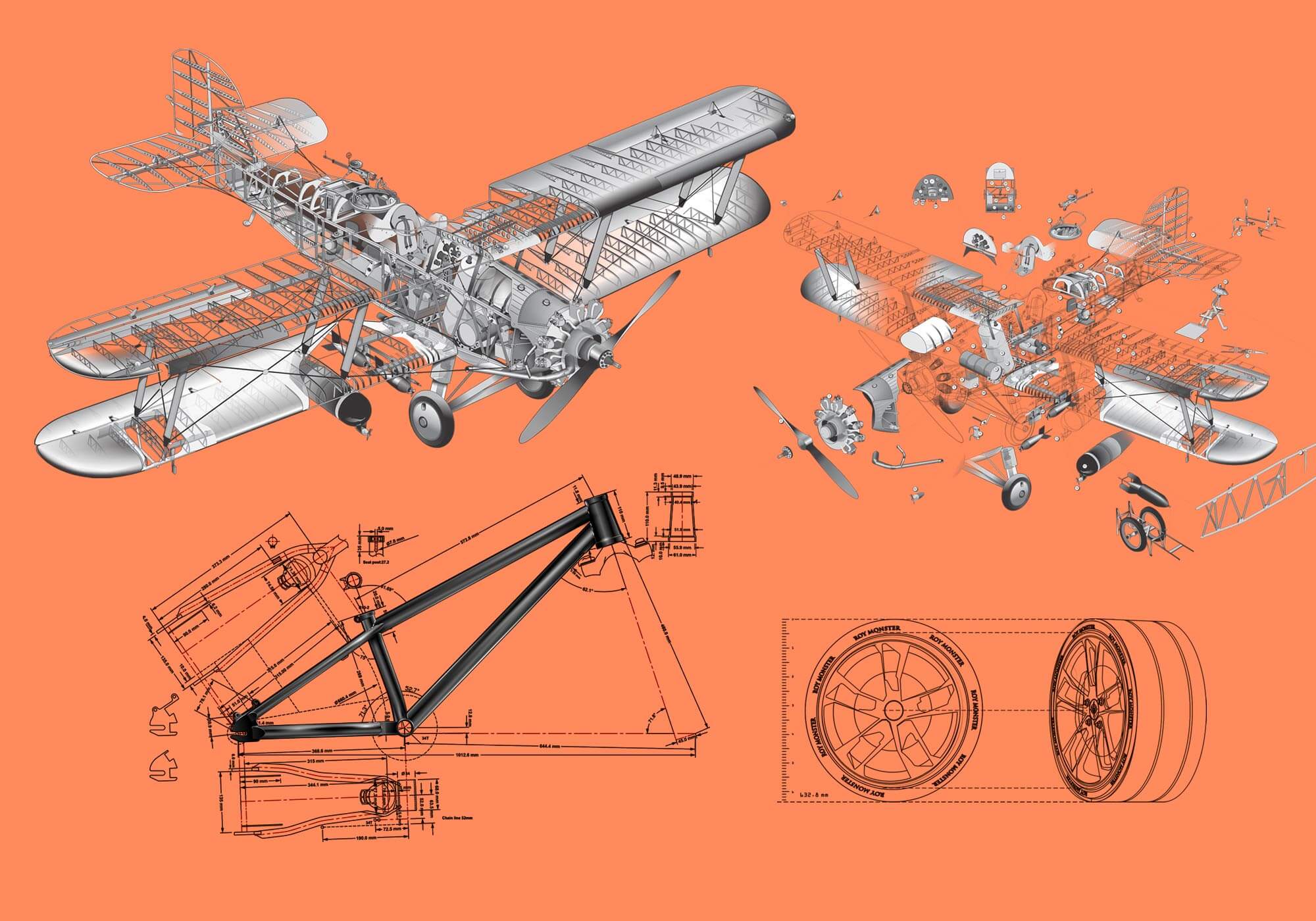 Blueprints, maps & schematics
