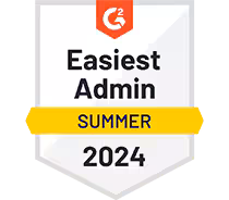 G2 Photo Editing Easiest Admin Summer 2024 Award