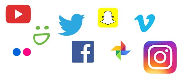 Social media logos